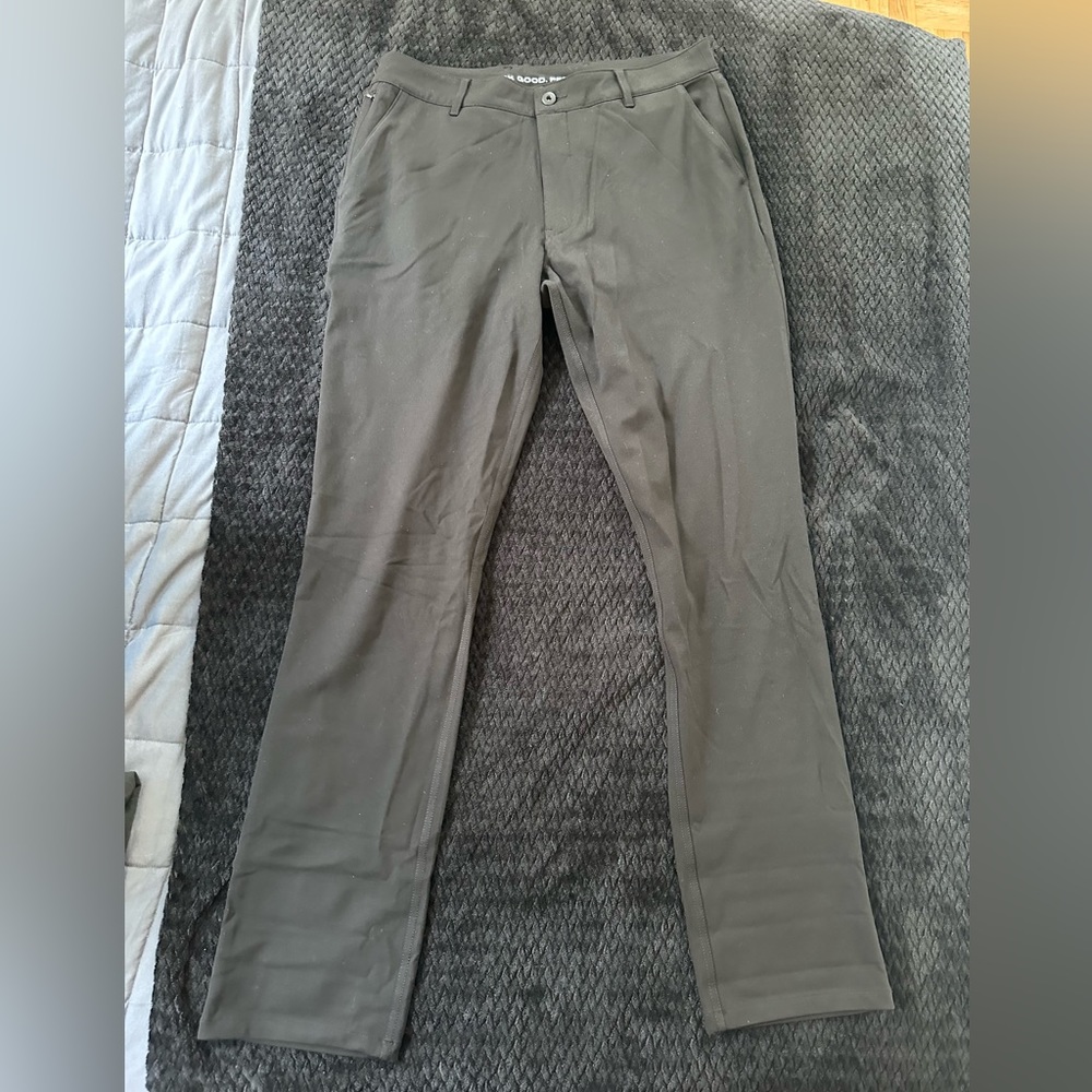 True Classic Black Commuter Pant | 34 Waist